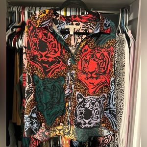 Hutch Silk Tiger Blouse